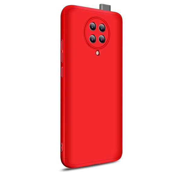 CaseUp Xiaomi Redmi K30 Pro Kılıf Triple Deluxe Shield Kırmızı 2